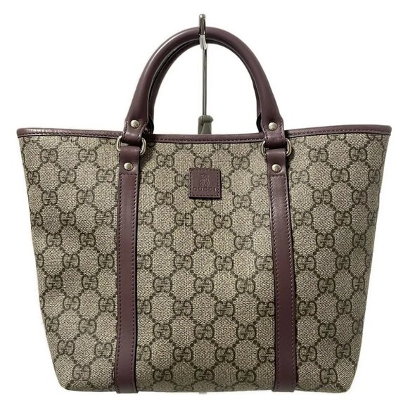 Auth GUCCI Children's/GG Plus/GG Supreme 297557 Gray Dark Gray Purple PVC - - Picture 1 of 8